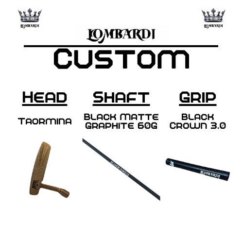 Lombardi Golf Custom Rose Gold Taormina Blade Golf Putter