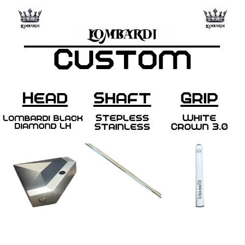 Lombardi Custom Black Diamond Schlägel für Linkshänder