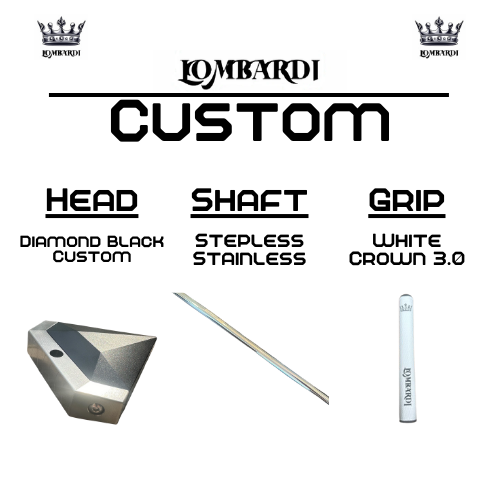 Lombardi Golf Custom Black Diamond Mallet Golf Putter