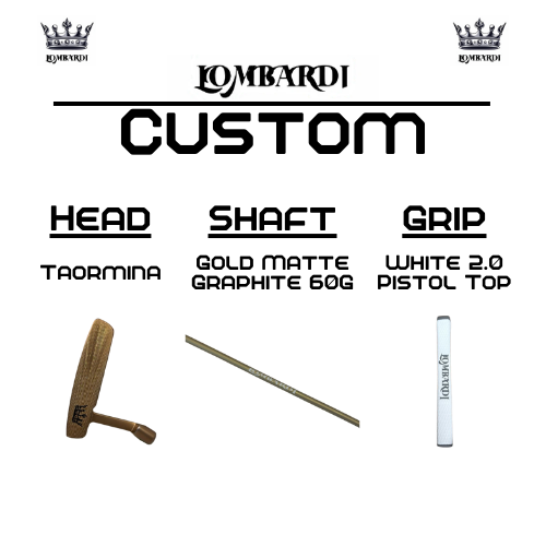 Lombardi Golf Custom Rose Gold Taormina Blade Golf Putter