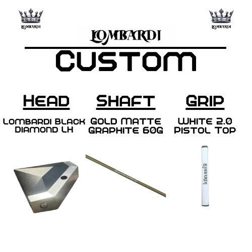 Lombardi Custom Black Diamond Schlägel für Linkshänder