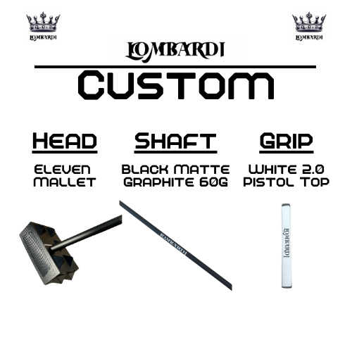 Putter de golf Lombardi Golf Custom Eleven Mallet