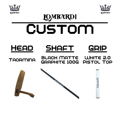 Lombardi Golf Custom Rose Gold Taormina Blade Golf Putter