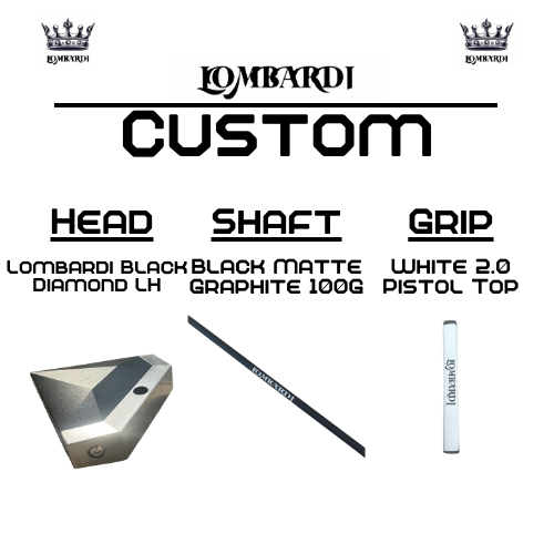 Lombardi Custom Black Diamond Schlägel für Linkshänder