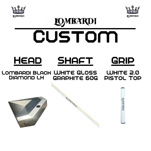 Lombardi Custom Black Diamond Schlägel für Linkshänder