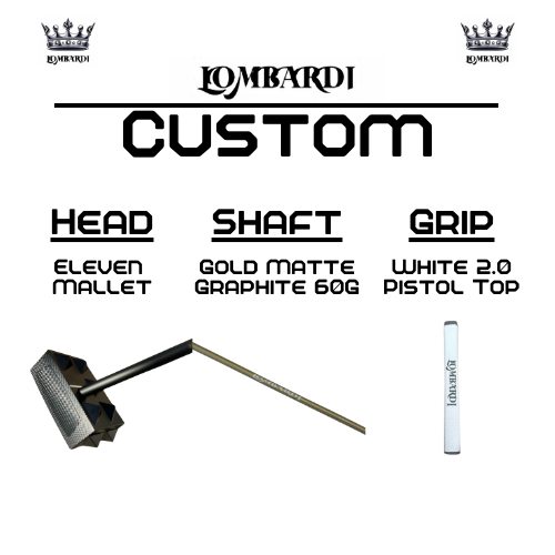 Putter de golf Lombardi Golf Custom Eleven Mallet