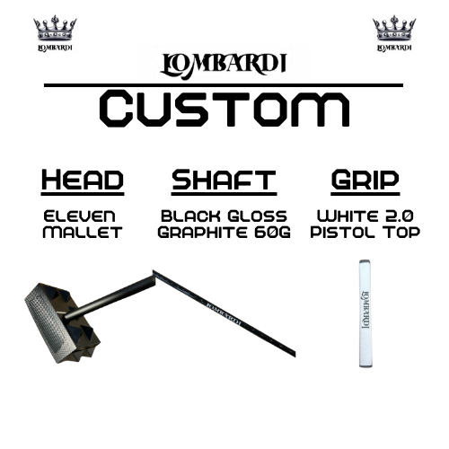 Putter de golf Lombardi Golf Custom Eleven Mallet