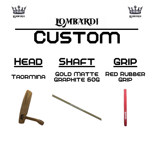 Lombardi Golf Custom Rose Gold Taormina Blade Golf Putter