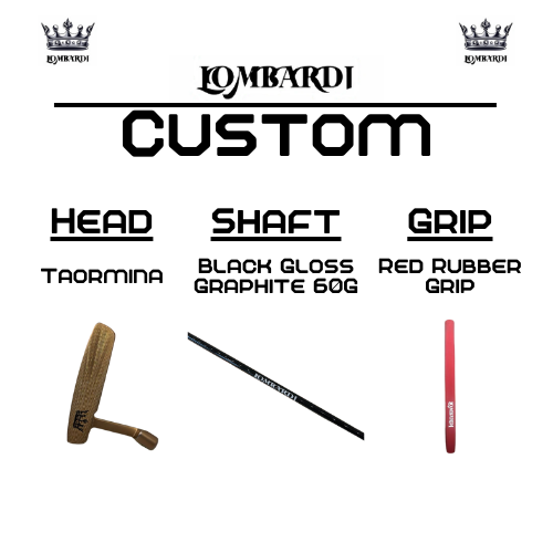 Lombardi Golf Custom Rose Gold Taormina Blade Golf Putter