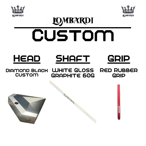 Lombardi Golf Custom Black Diamond Mallet Golf Putter