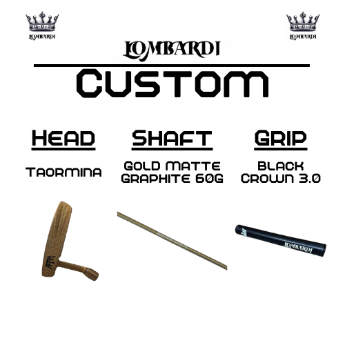 Lombardi Golf Custom Rose Gold Taormina Blade Golf Putter