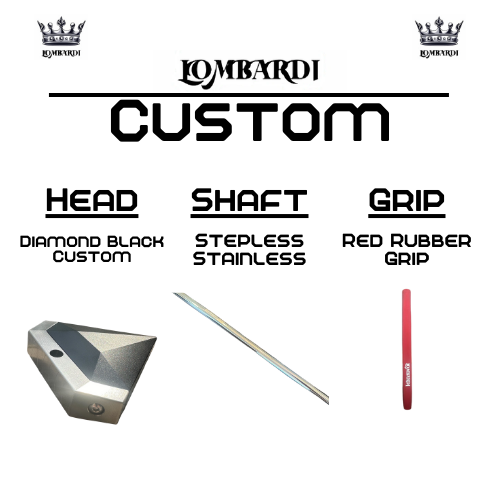 Lombardi Golf Custom Black Diamond Mallet Golf Putter