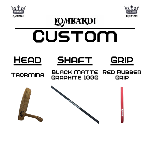 Lombardi Golf Custom Rose Gold Taormina Blade Golf Putter