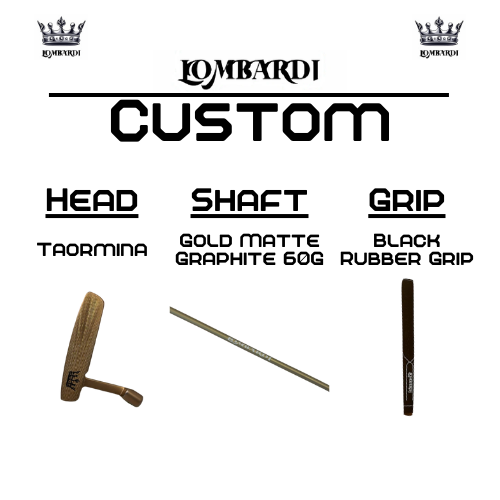 Lombardi Golf Custom Rose Gold Taormina Blade Golf Putter