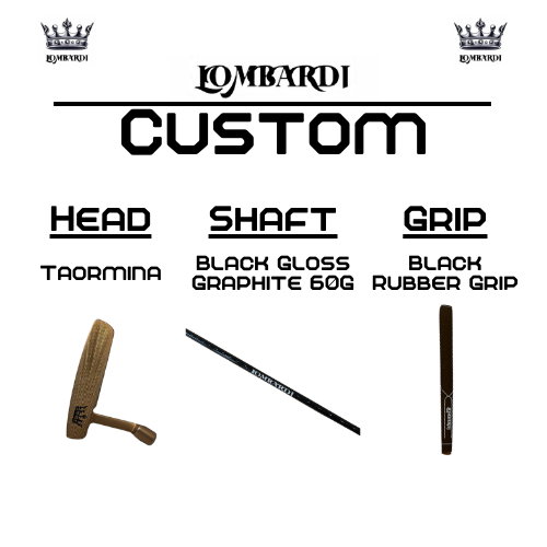 Lombardi Golf Custom Rose Gold Taormina Blade Golf Putter