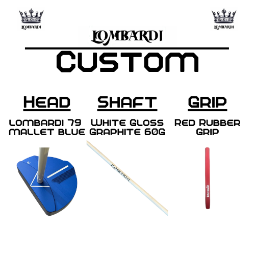 Lombardi Golf Custom Blue 79 Mallet Golf Putter