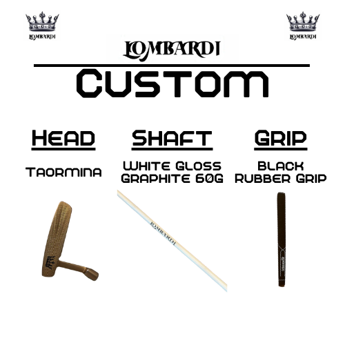 Lombardi Golf Custom Rose Gold Taormina Blade Golf Putter