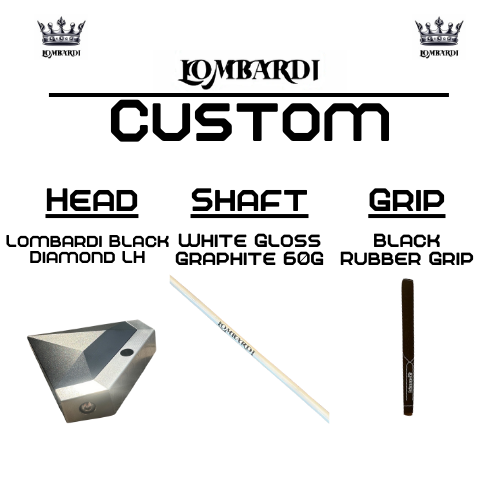 Lombardi Custom Black Diamond Schlägel für Linkshänder