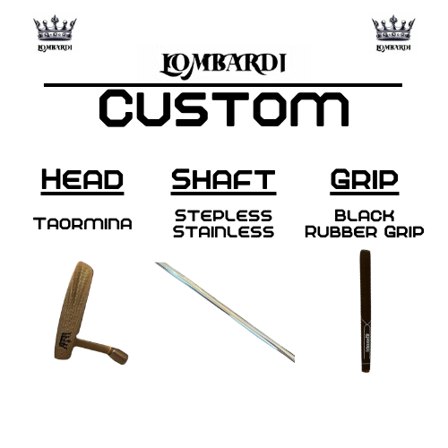 Lombardi Golf Custom Rose Gold Taormina Blade Golf Putter