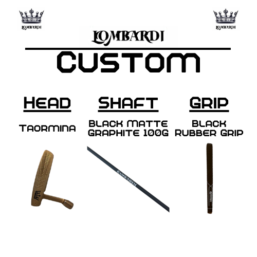 Lombardi Golf Custom Rose Gold Taormina Blade Golf Putter