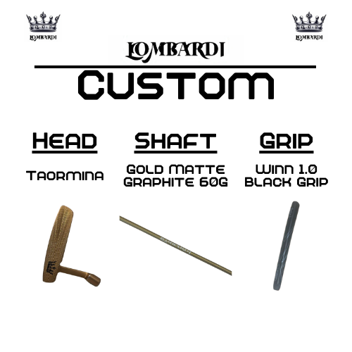Lombardi Golf Custom Rose Gold Taormina Blade Golf Putter