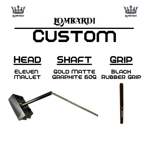 Putter de golf Lombardi Golf Custom Eleven Mallet