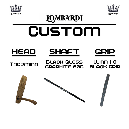 Lombardi Golf Custom Rose Gold Taormina Blade Golf Putter