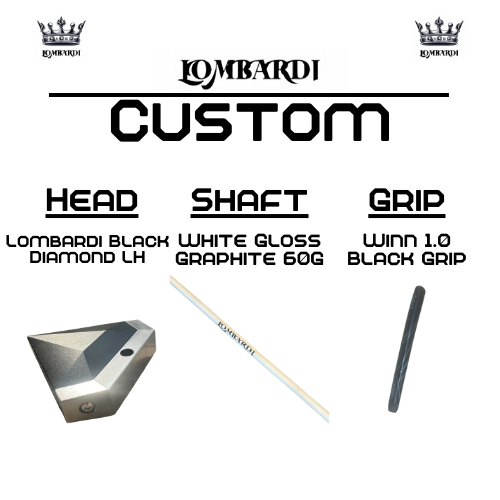 Lombardi Custom Black Diamond Schlägel für Linkshänder
