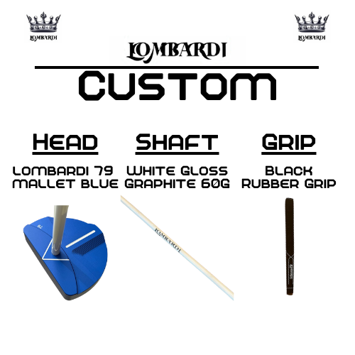 Lombardi Golf Custom Blue 79 Mallet Golf Putter