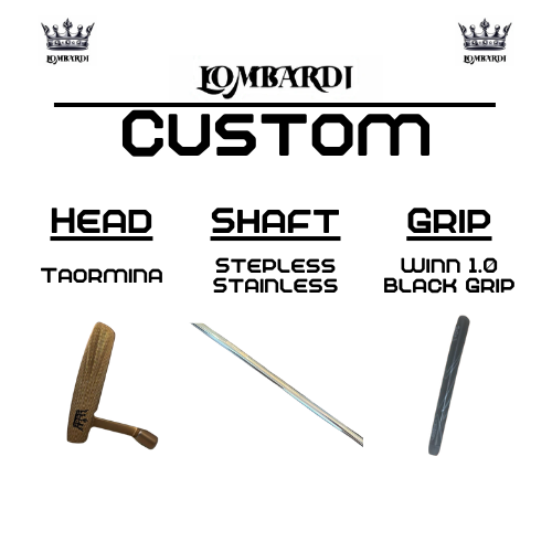 Lombardi Golf Custom Rose Gold Taormina Blade Golf Putter
