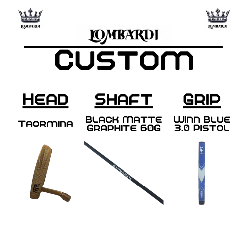 Lombardi Golf Custom Rose Gold Taormina Blade Golf Putter