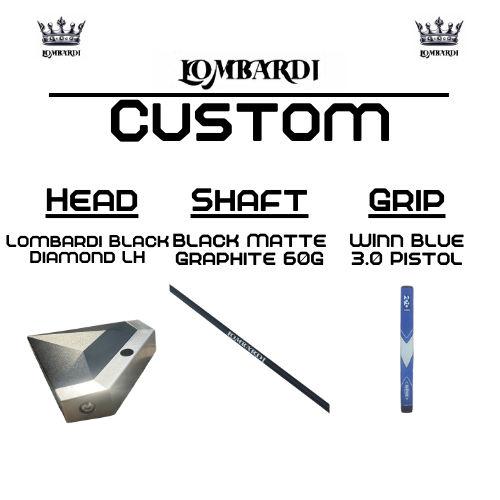 Lombardi Custom Black Diamond Schlägel für Linkshänder