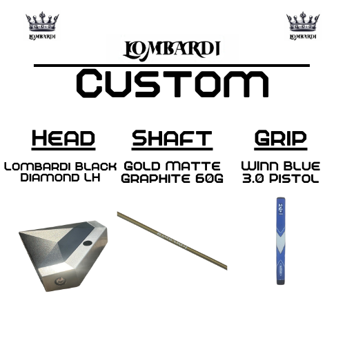 Lombardi Custom Black Diamond Schlägel für Linkshänder