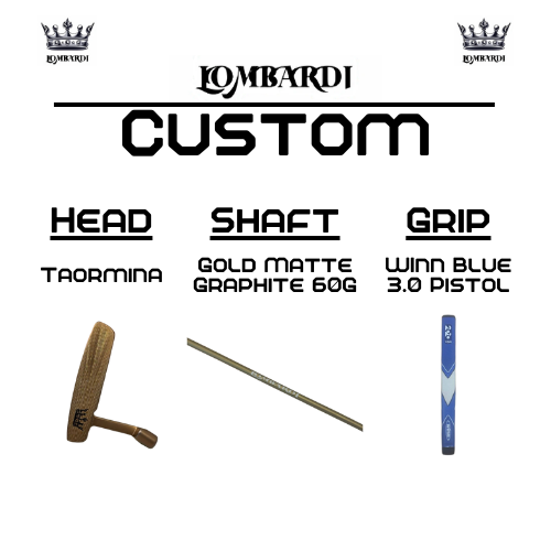 Lombardi Golf Custom Rose Gold Taormina Blade Golf Putter