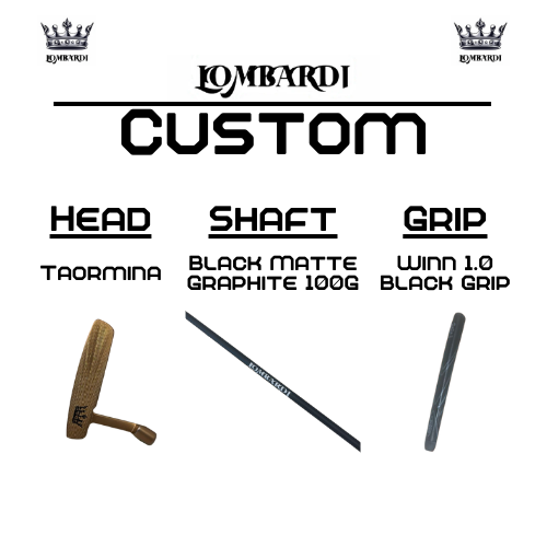 Lombardi Golf Custom Rose Gold Taormina Blade Golf Putter