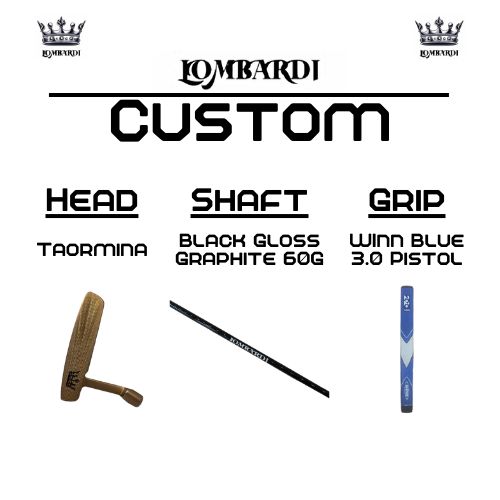 Lombardi Golf Custom Rose Gold Taormina Blade Golf Putter