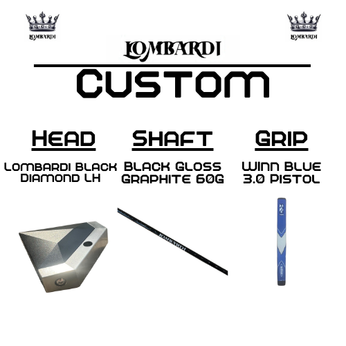 Lombardi Custom Black Diamond Schlägel für Linkshänder
