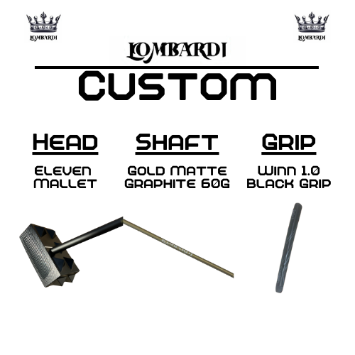 Putter de golf Lombardi Golf Custom Eleven Mallet