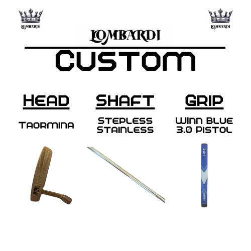 Lombardi Golf Custom Rose Gold Taormina Blade Golf Putter