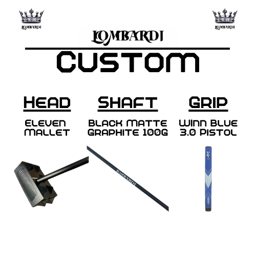 Putter de golf Lombardi Golf Custom Eleven Mallet