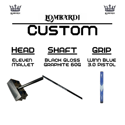 Putter de golf Lombardi Golf Custom Eleven Mallet