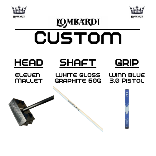 Putter de golf Lombardi Golf Custom Eleven Mallet