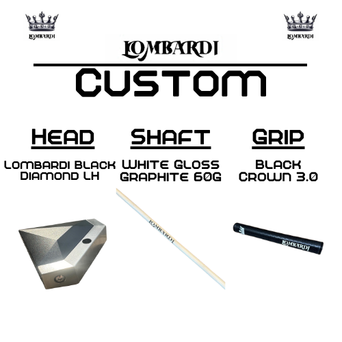 Lombardi Custom Black Diamond Schlägel für Linkshänder