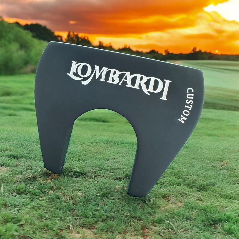 Lombardi Golf Custom Black Matte Mallet Golf Putter