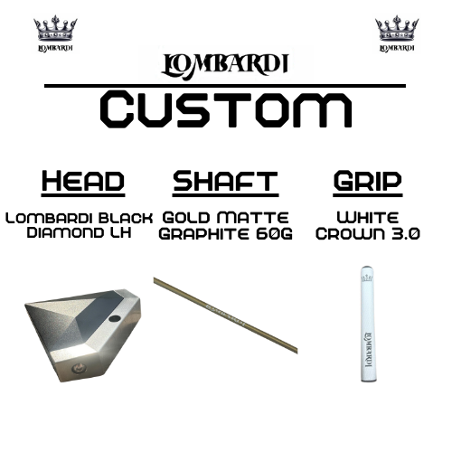 Lombardi Custom Black Diamond Schlägel für Linkshänder