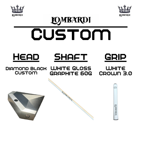 Lombardi Golf Custom Black Diamond Mallet Golf Putter
