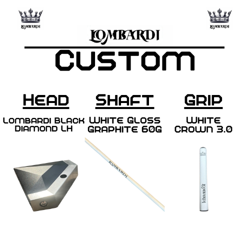 Lombardi Custom Black Diamond Schlägel für Linkshänder