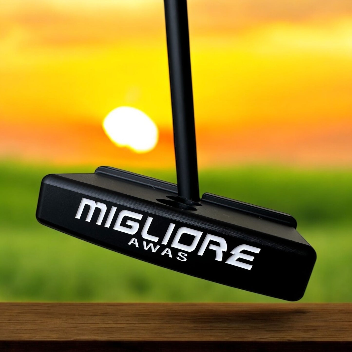 Lombardi Golf Custom Black Migliore Mallet Golf Putter