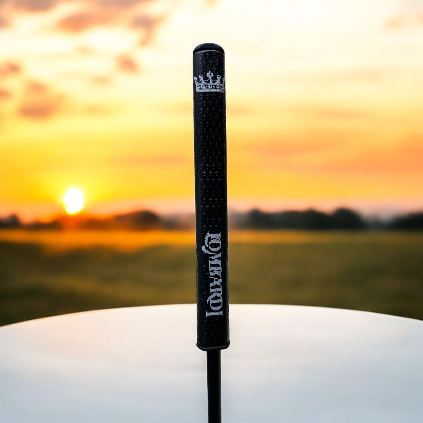 Lombardi Golf Pinstripe Blackout Mallet Golf Putter