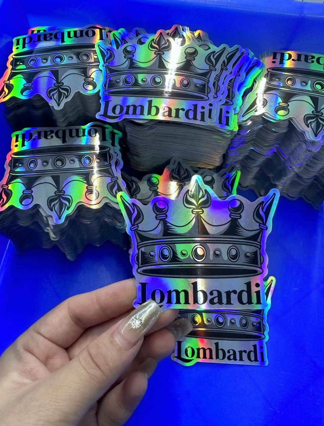 Lombardi Golf Holographic Sticker - 5 Pack